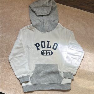 Polo by Ralph Lauren Kids Hoodie - White and Gray